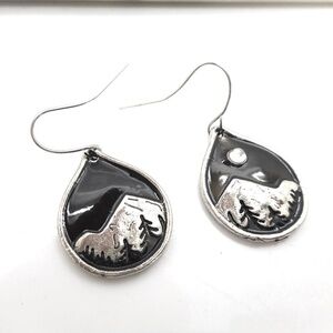 Dangle Landscape Earrings
